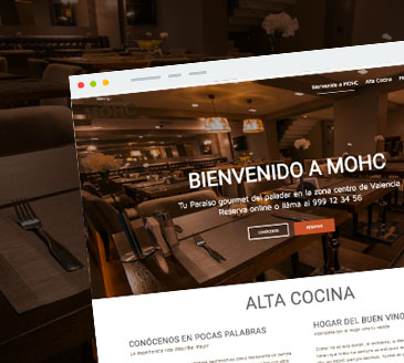 desarrollo web para restaurantes con optimización del posicionamiento SEO